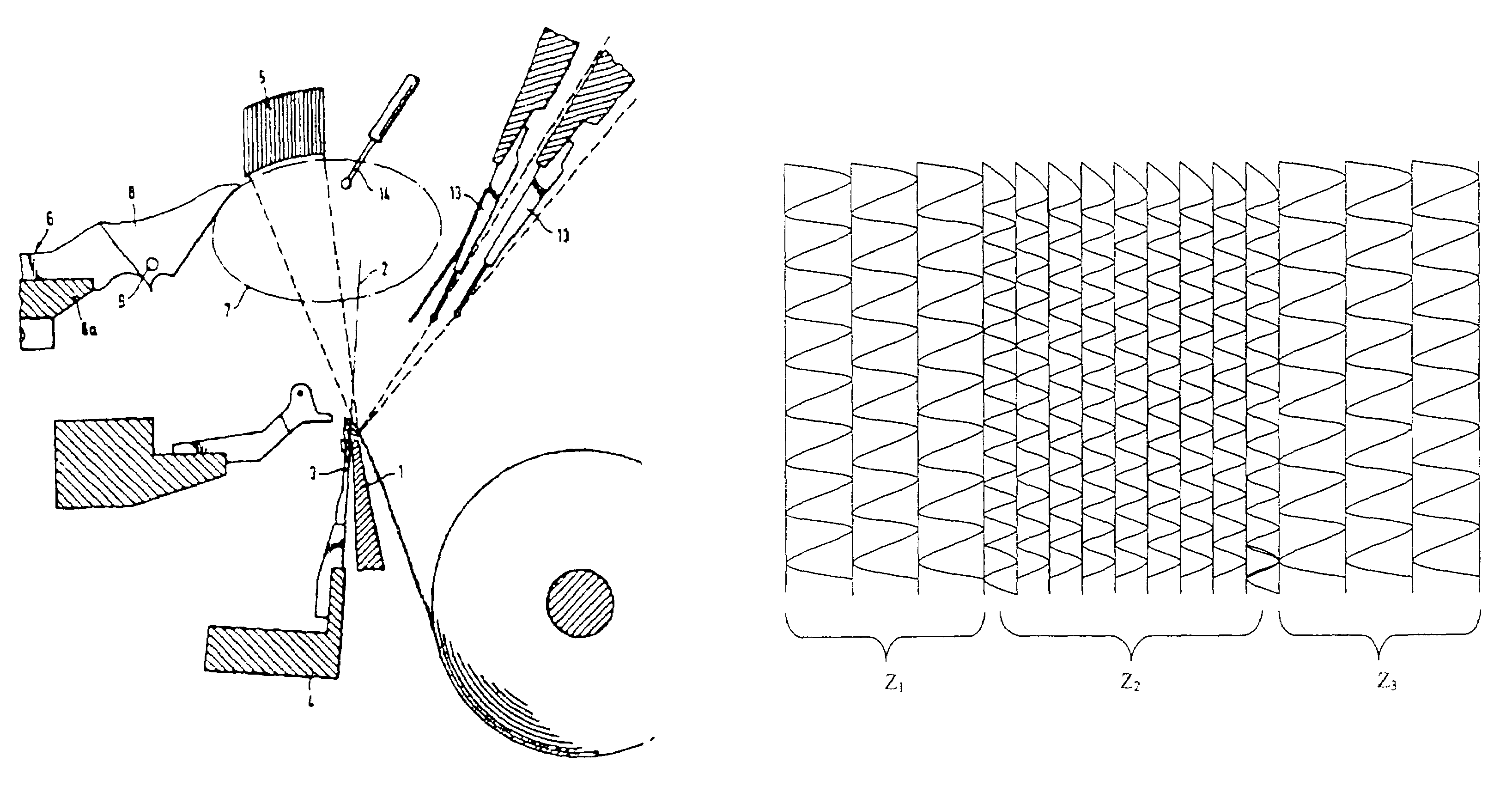 Expandable knitted net