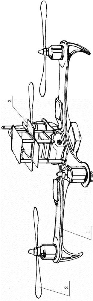 Autonomous hovering control system and method for quadrotor unmanned aerial vehicle based on dsp