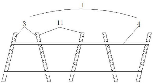 A maintenance method for high fill slope filled with red bed mudstone blocks