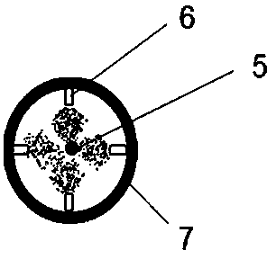 Processing device and method for removing fine particulate matter in automobile tail gas by electrostatic spraying