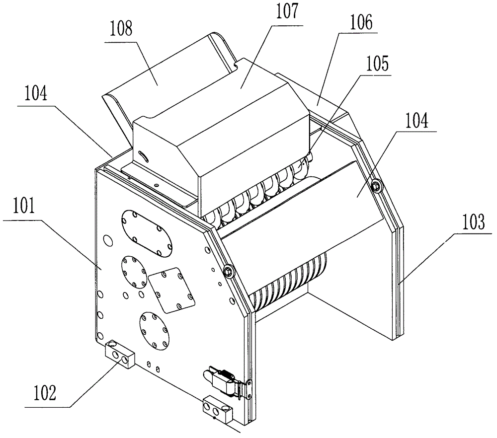 Bag-breaking and liquid-taking machine for bagged product