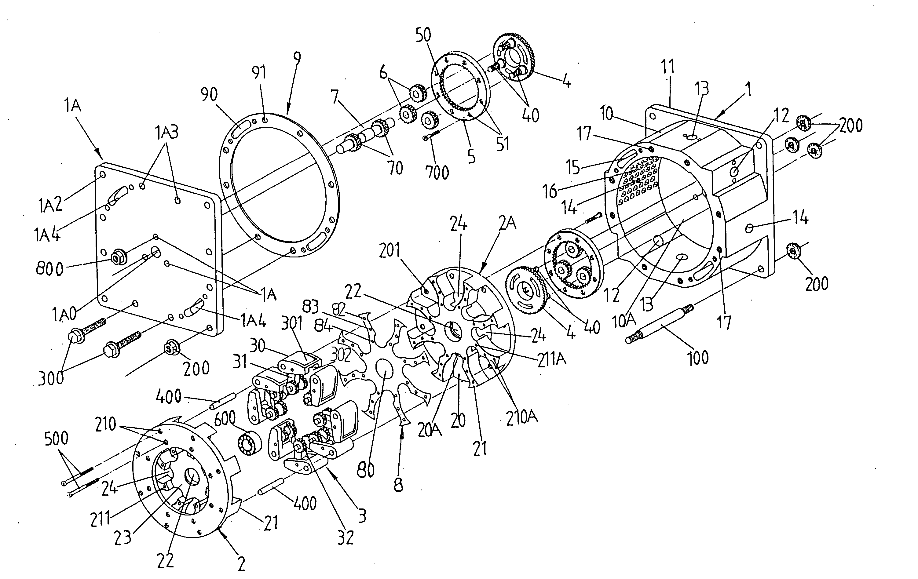 Multiple-power engine device