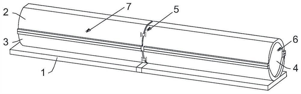 A mold for making prestressed concrete pipe piles