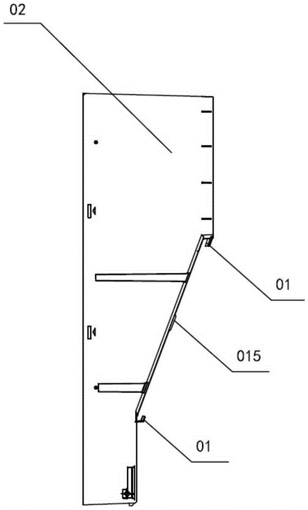 Range hood air conditioner filter screen installation structure and refrigerating range hood provided with same