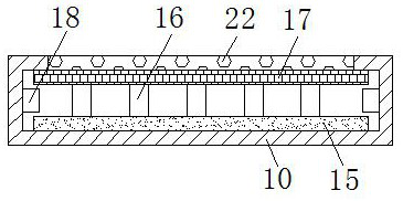 Hardware die with good heat-conduction effect