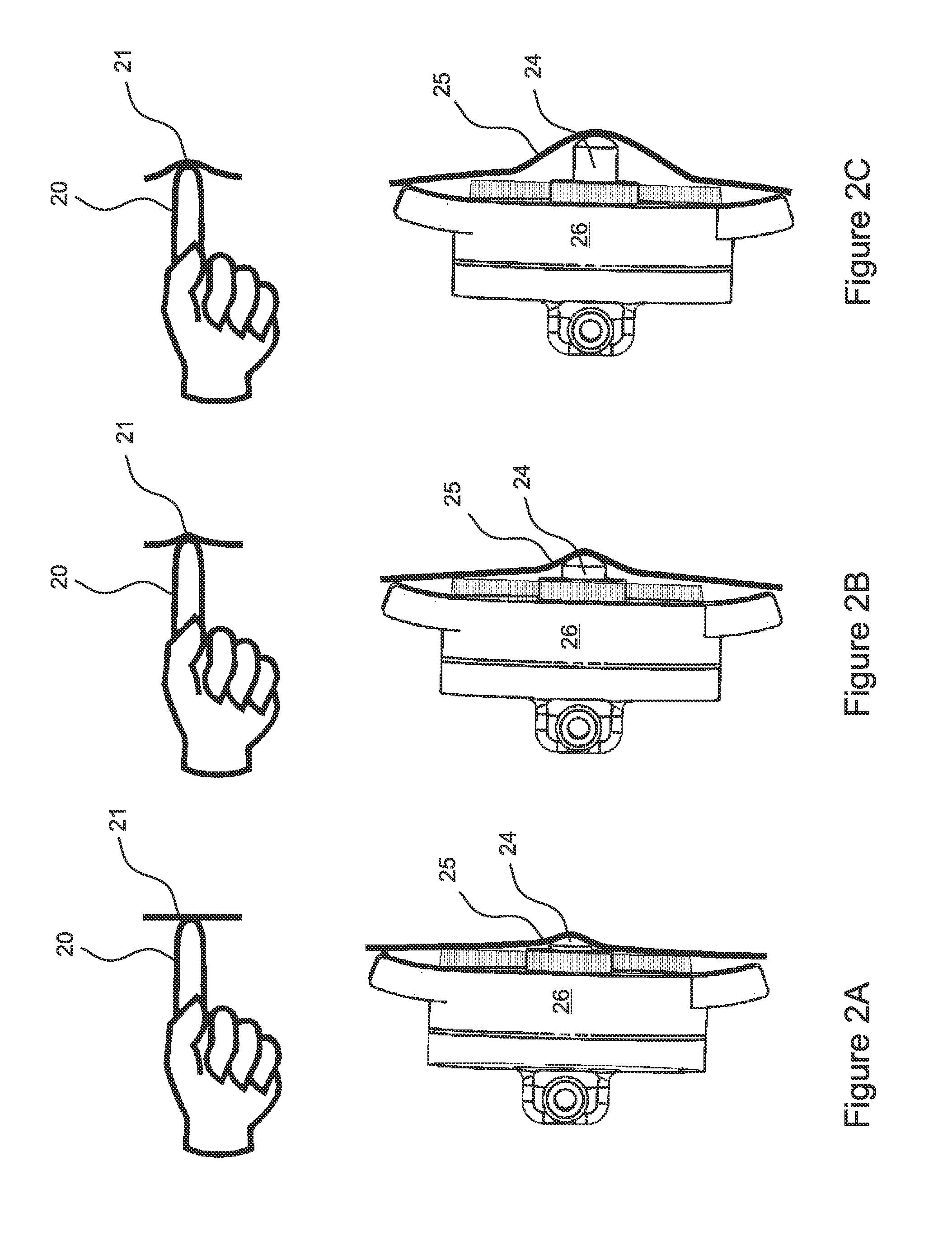 Device for providing tactile feedback for robotic apparatus using actuation