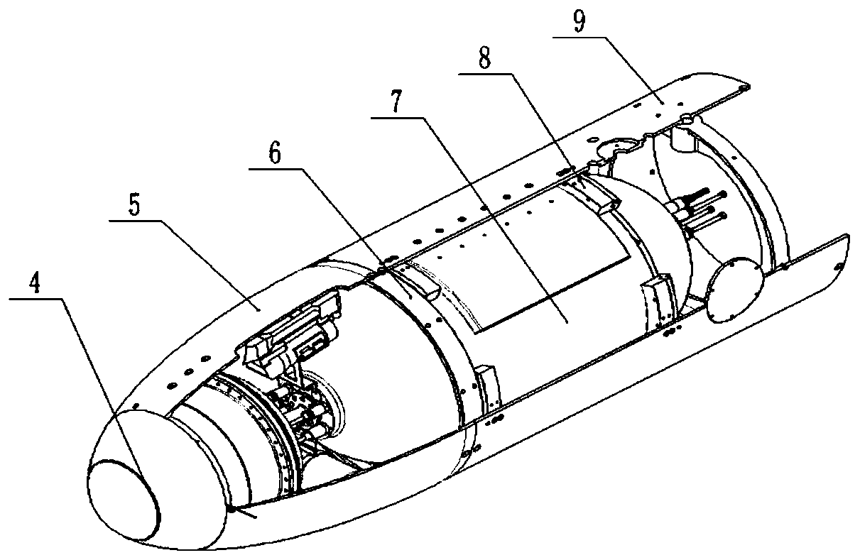 Underwater glider capable of presetting large loads underwater