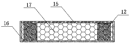 Marine refrigerator body with welded aluminum honeycomb totally enclosed concave tray