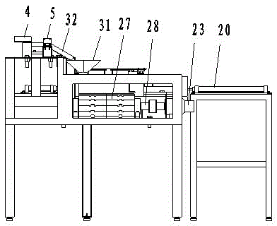 A kind of conveying and sorting device for steel bar connecting sleeve