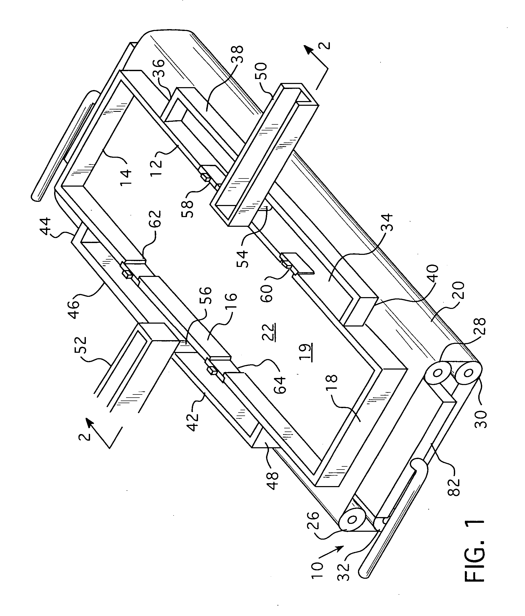 Method of unidirectional solidification of castings and associated apparatus