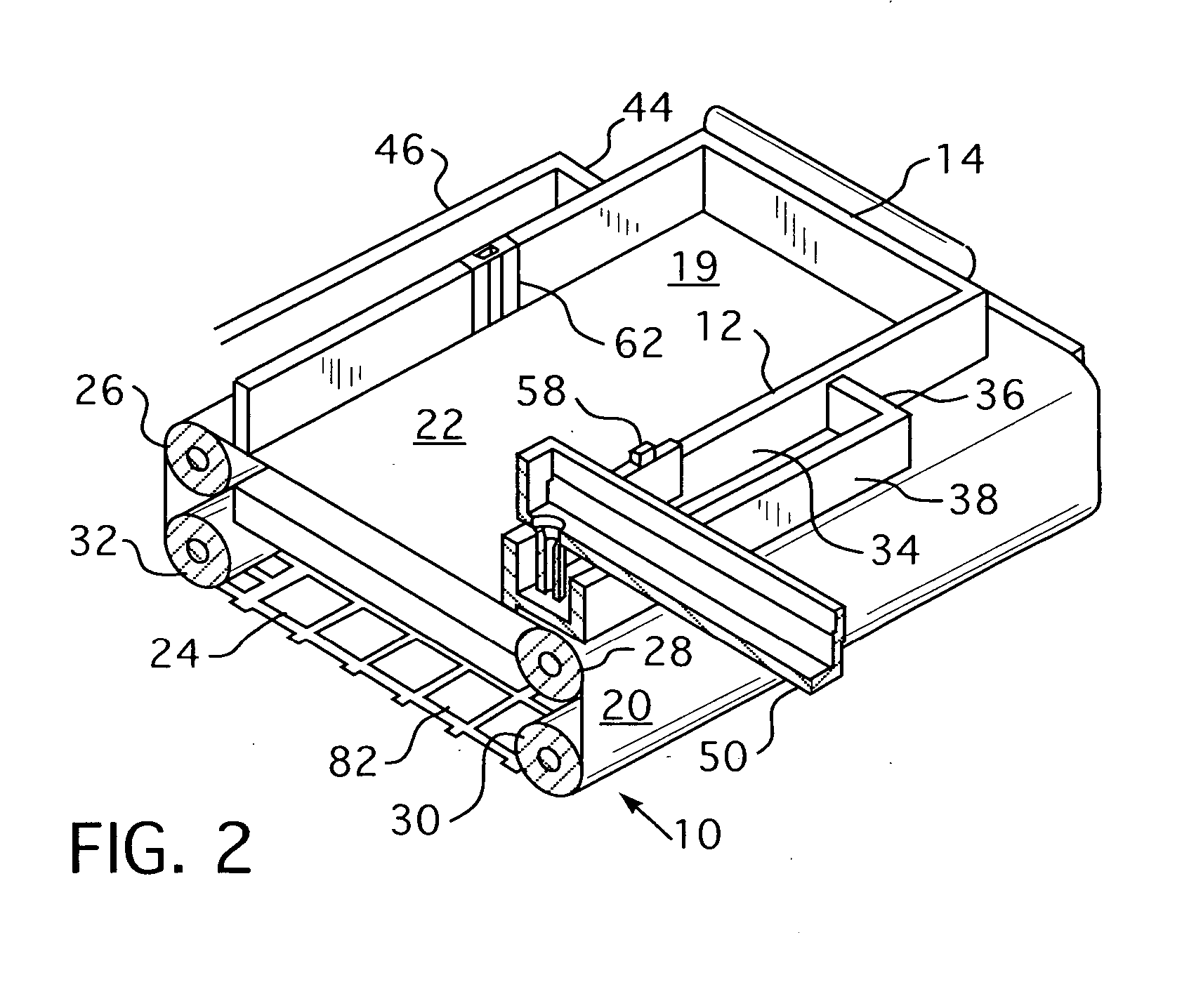 Method of unidirectional solidification of castings and associated apparatus