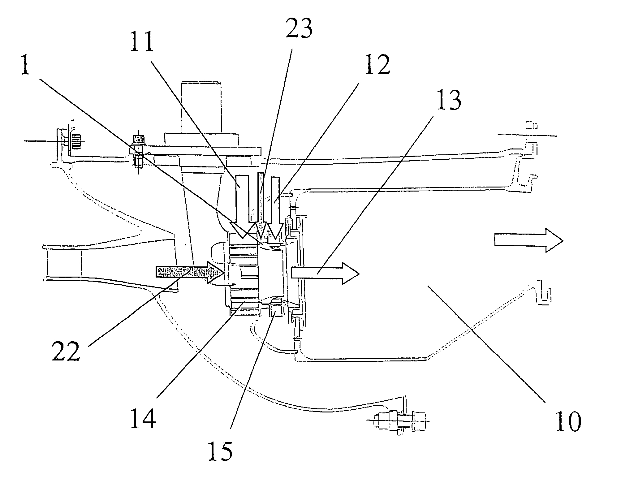 Fuel injection nozzle with film-type fuel application