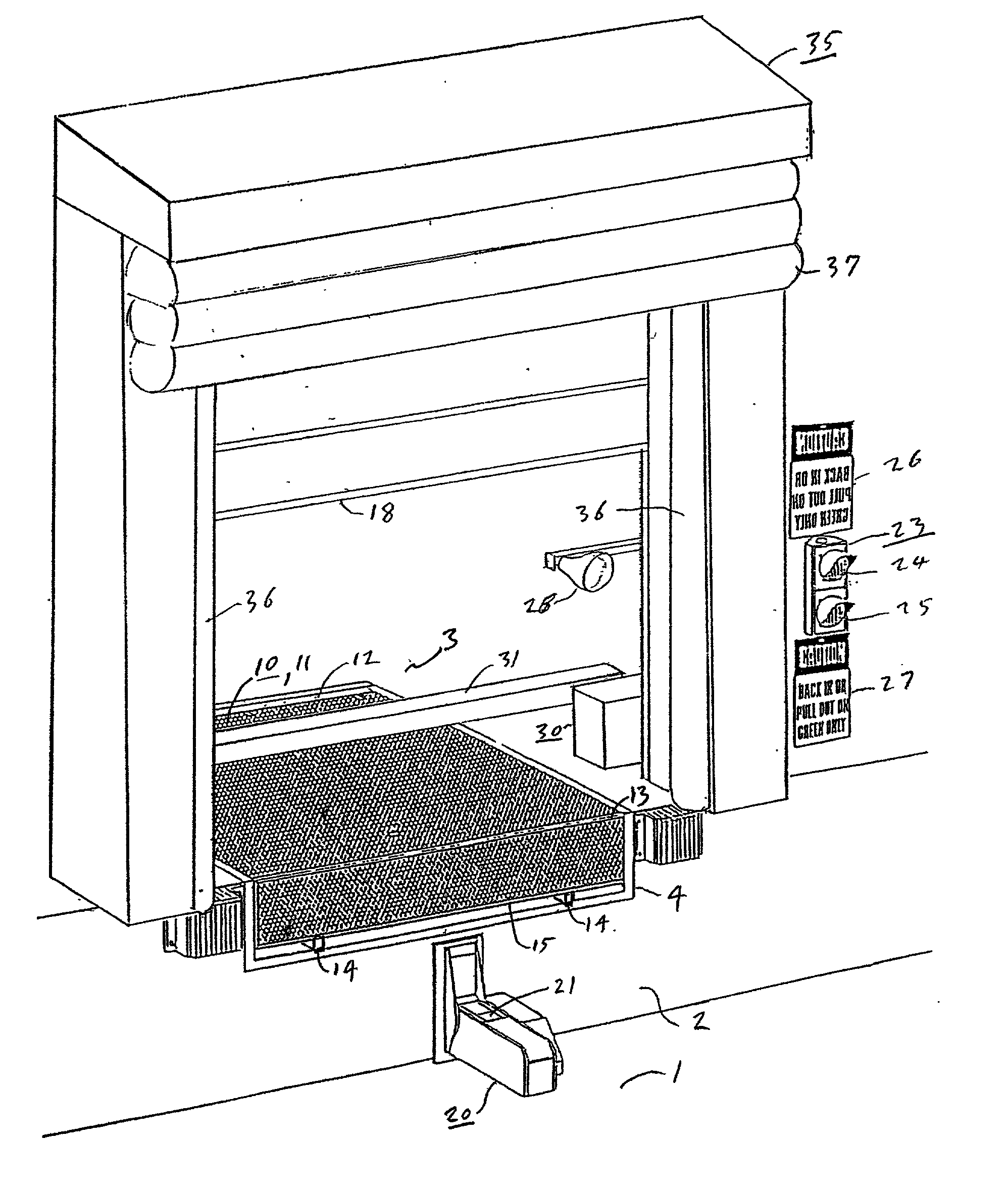 Master control panel for loading dock equipment