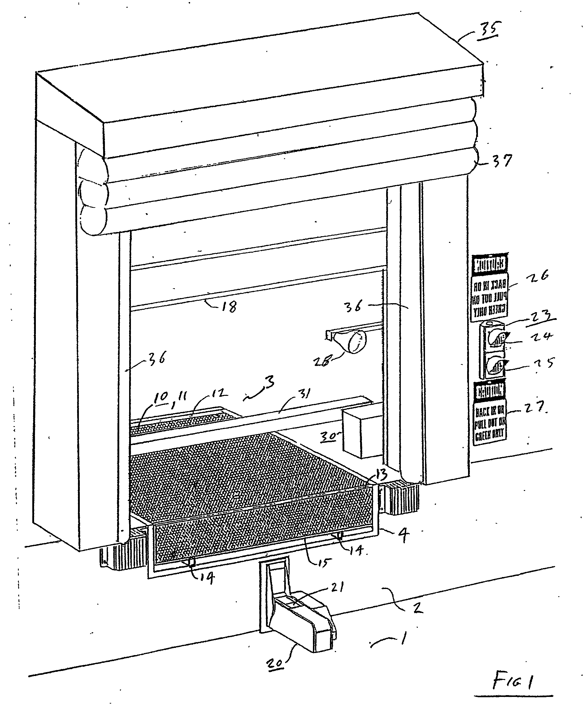 Master control panel for loading dock equipment