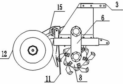 Ridging and ditching integrated machine