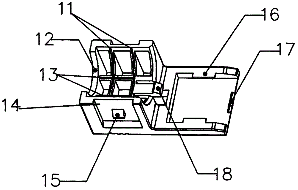 Radio frequency label device of FC (Fiber Channel) optical fiber connector