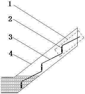 Mine combined type water draining and contamination draining system and method