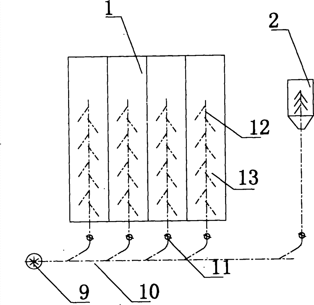 Recycling process of hot and humid air generated in wheat processing