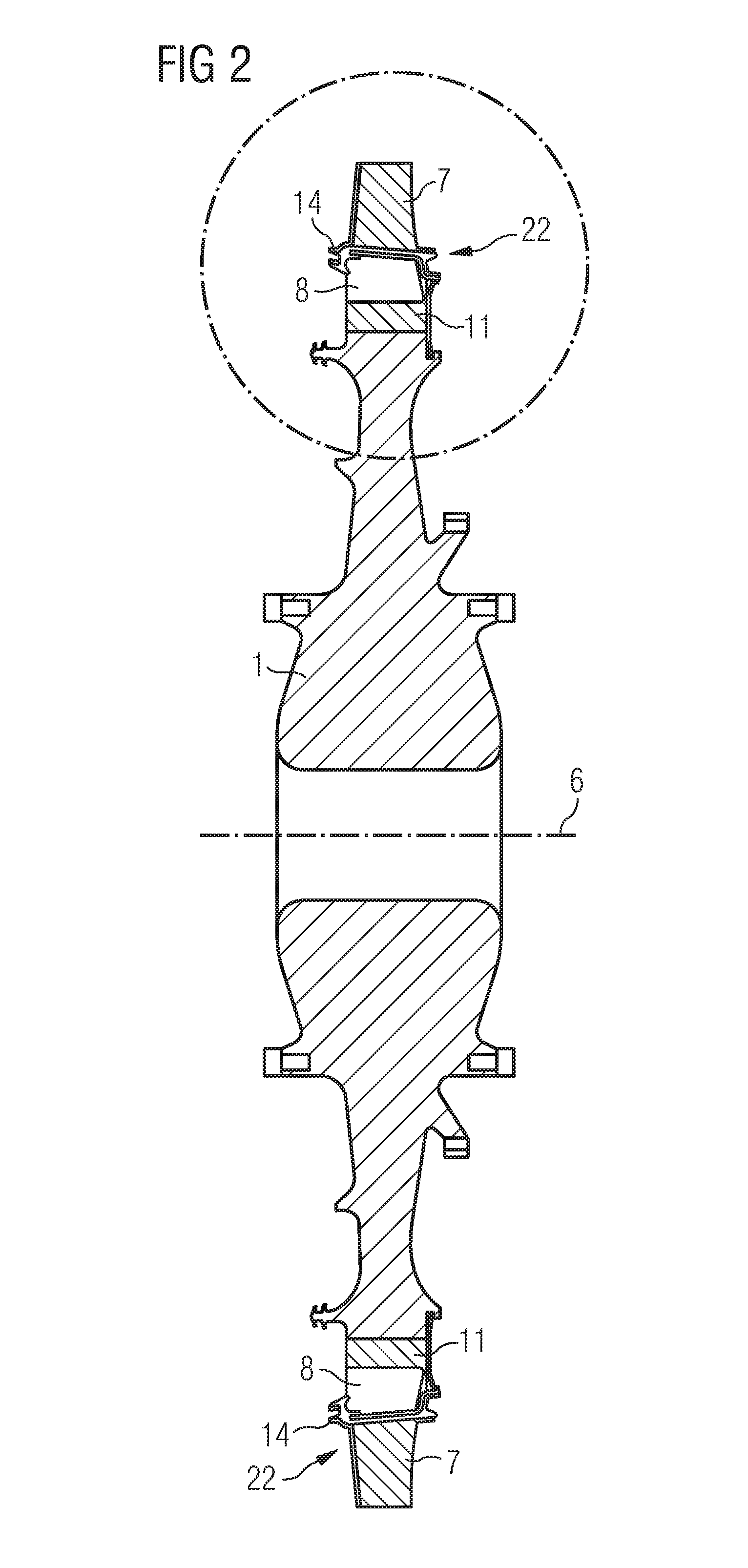 Turbine blade assembly and seal strip