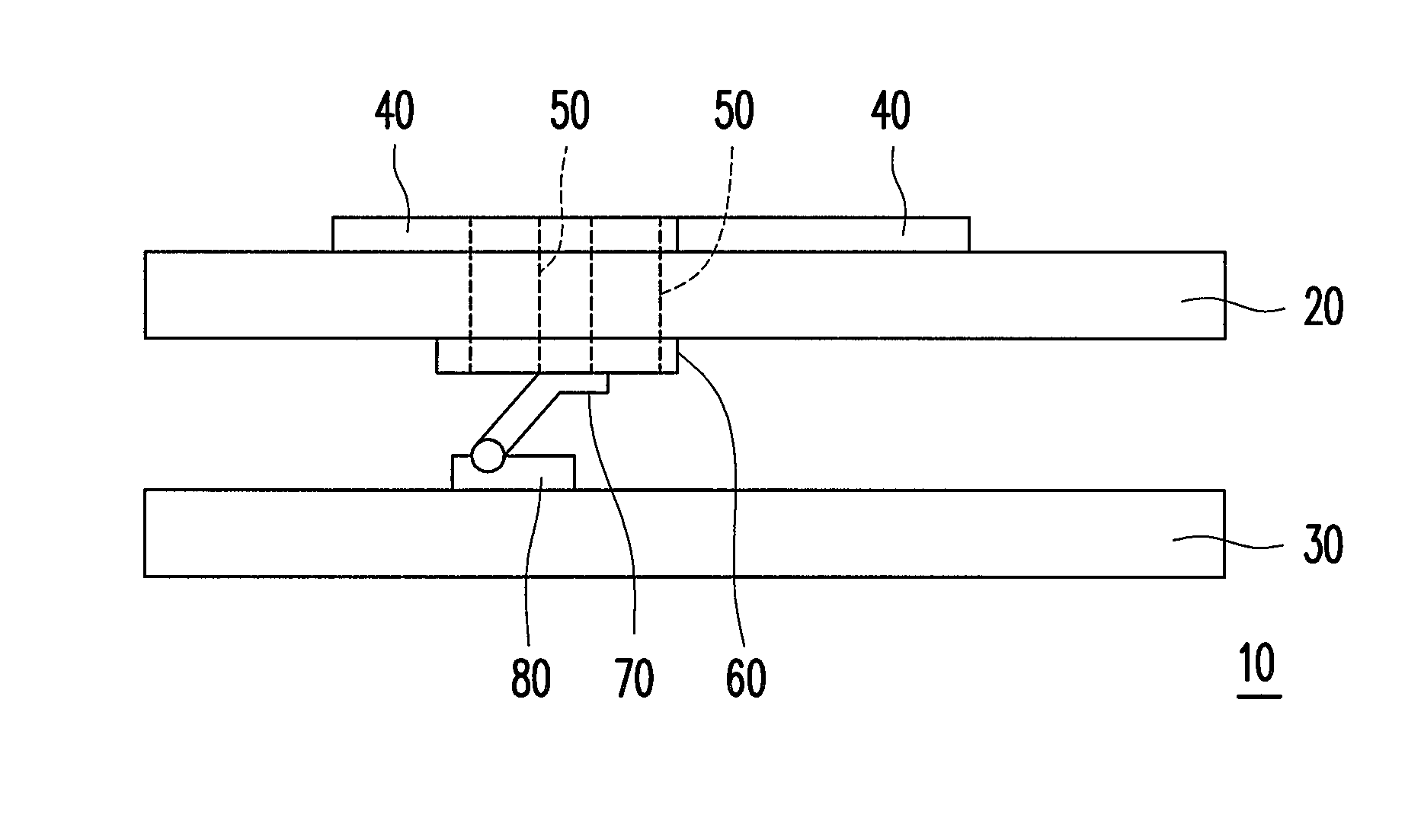 Handheld device and disposition method of planar antenna