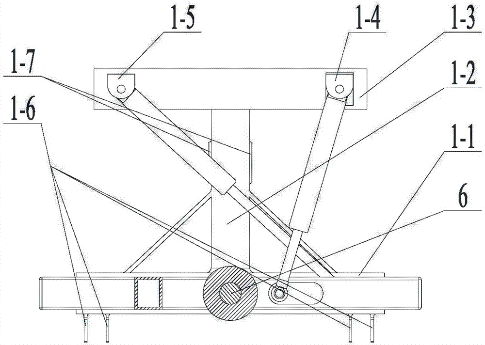 Singularity-free hydraulic bidirectional reversible plow with two oil cylinders