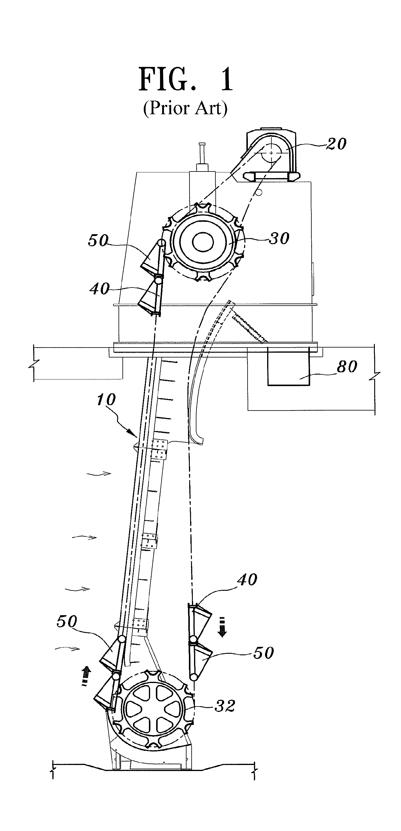 Rotary bar screen device