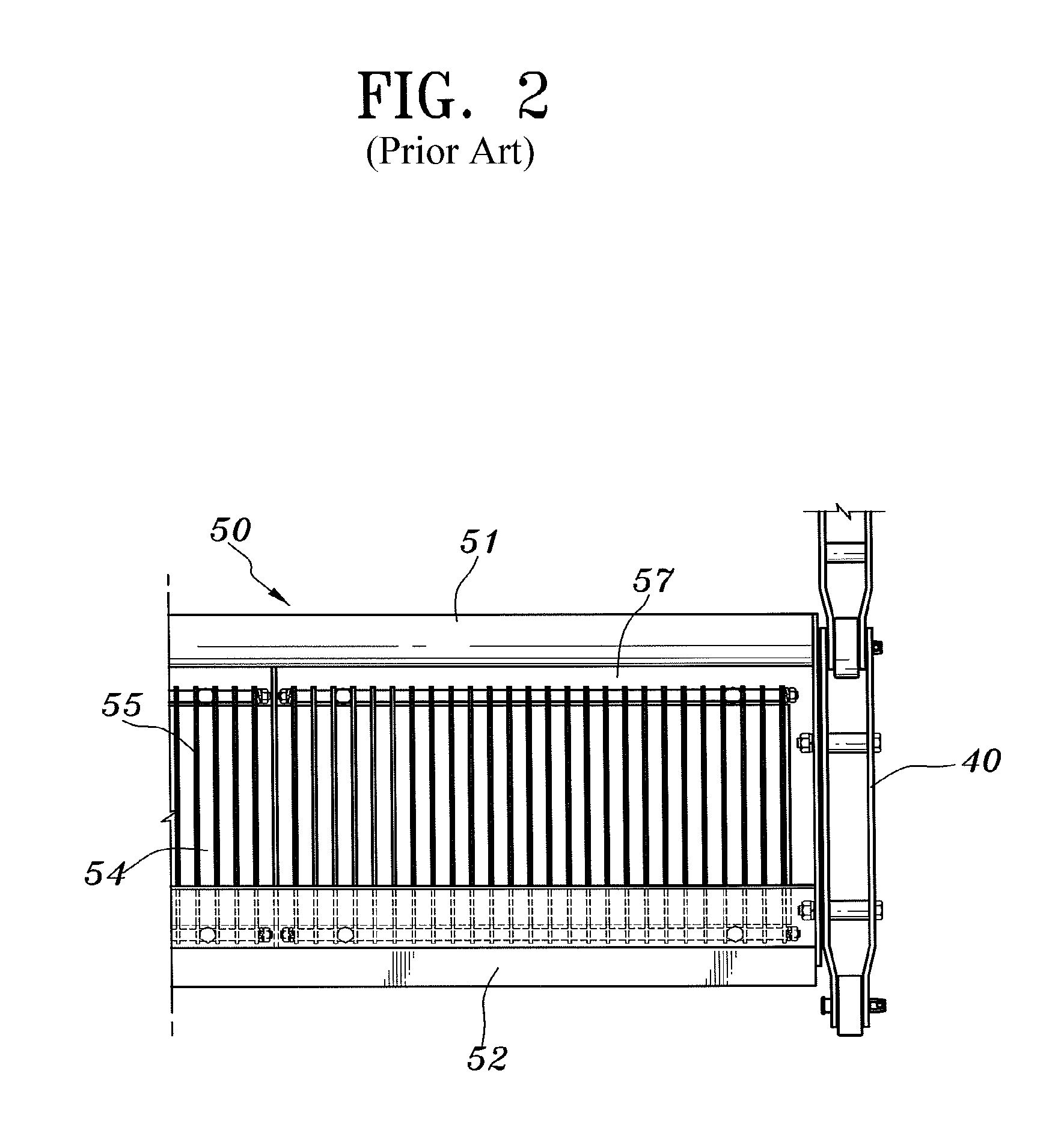 Rotary bar screen device