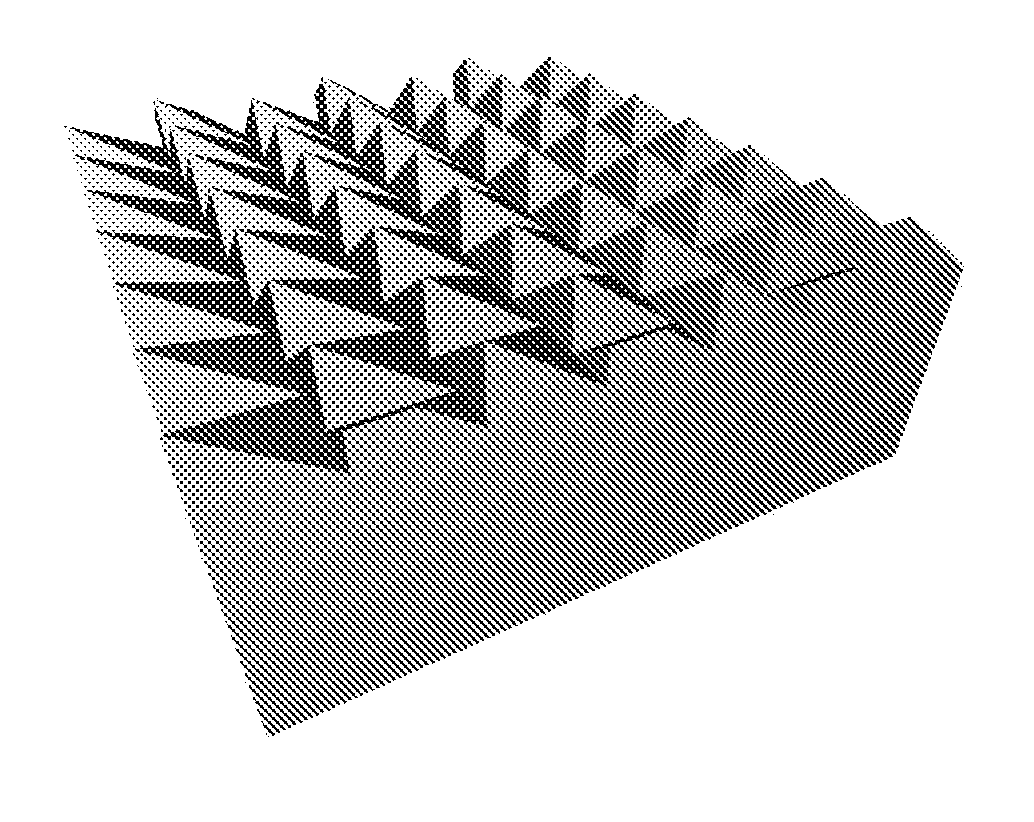 Nanostructured arrays for radiation capture structures