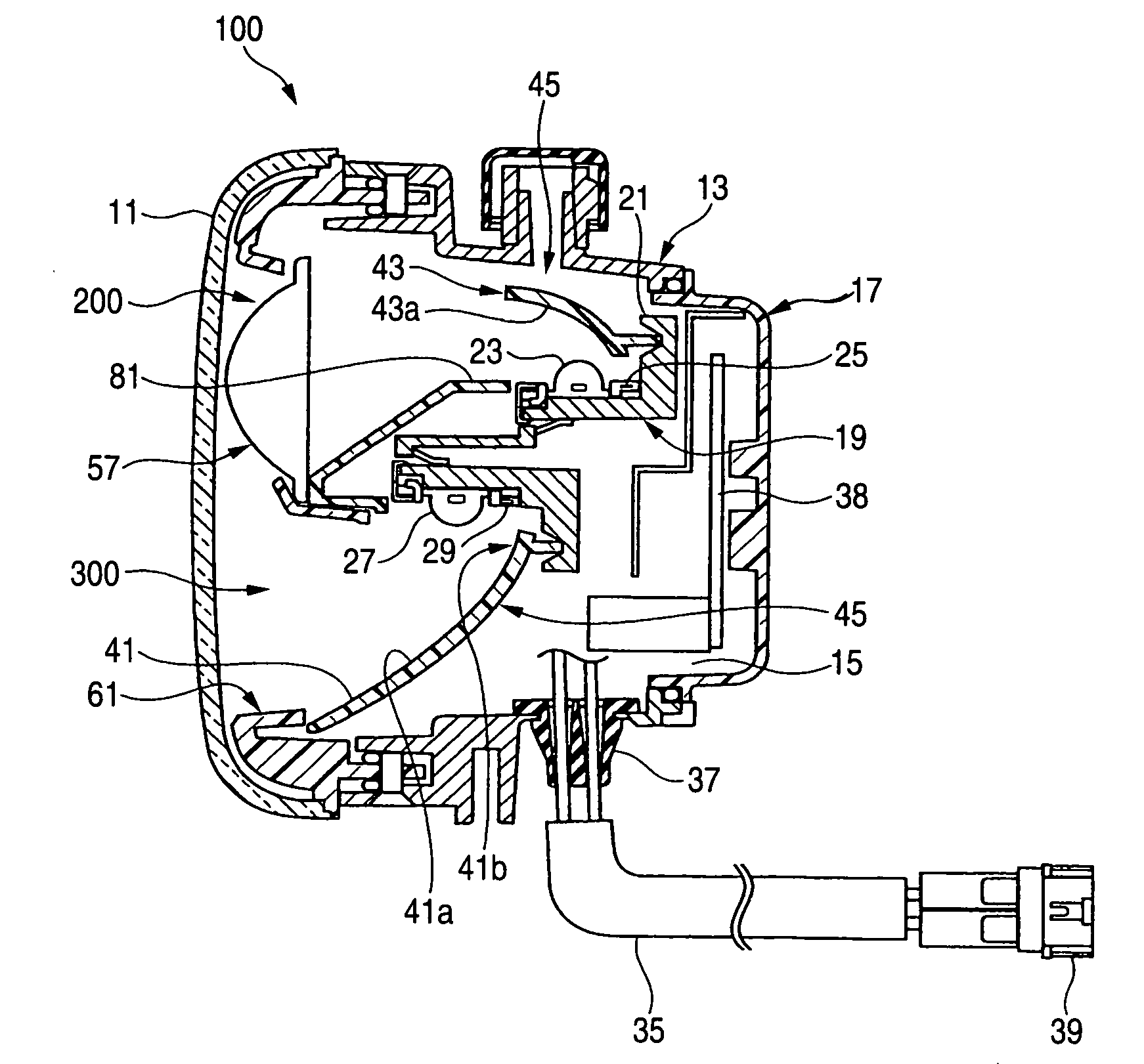 Vehicle lighting device