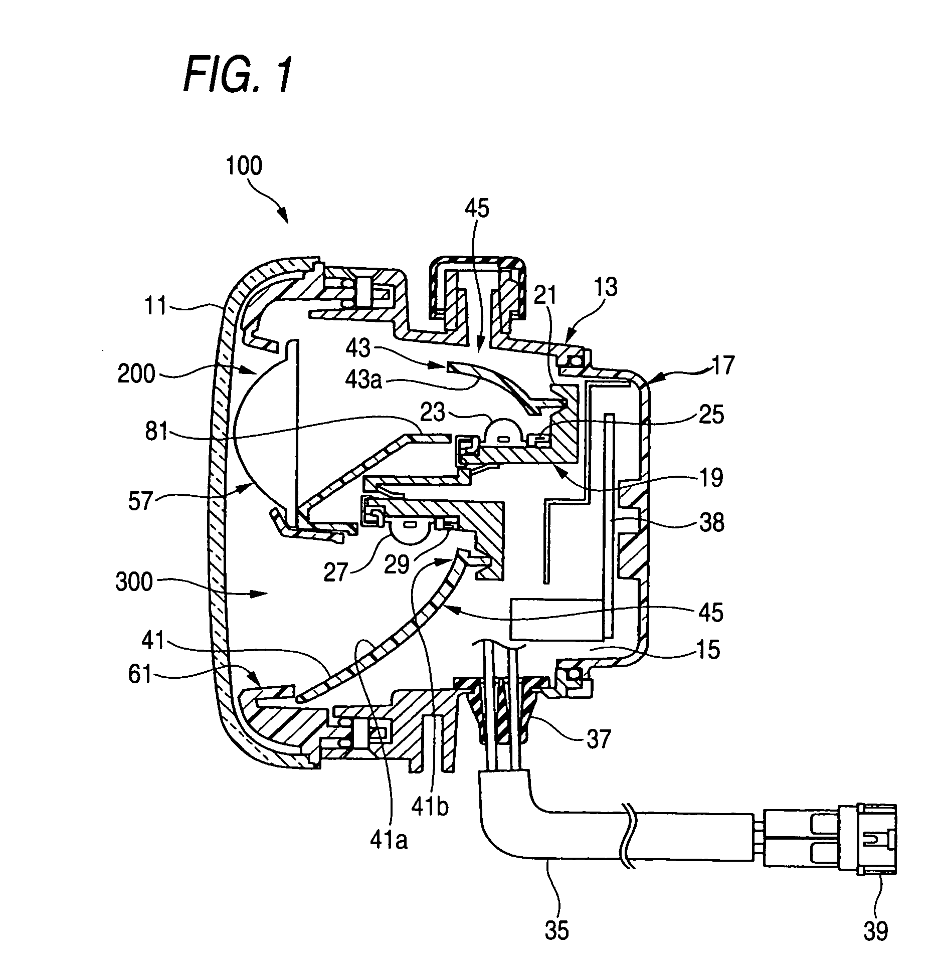 Vehicle lighting device