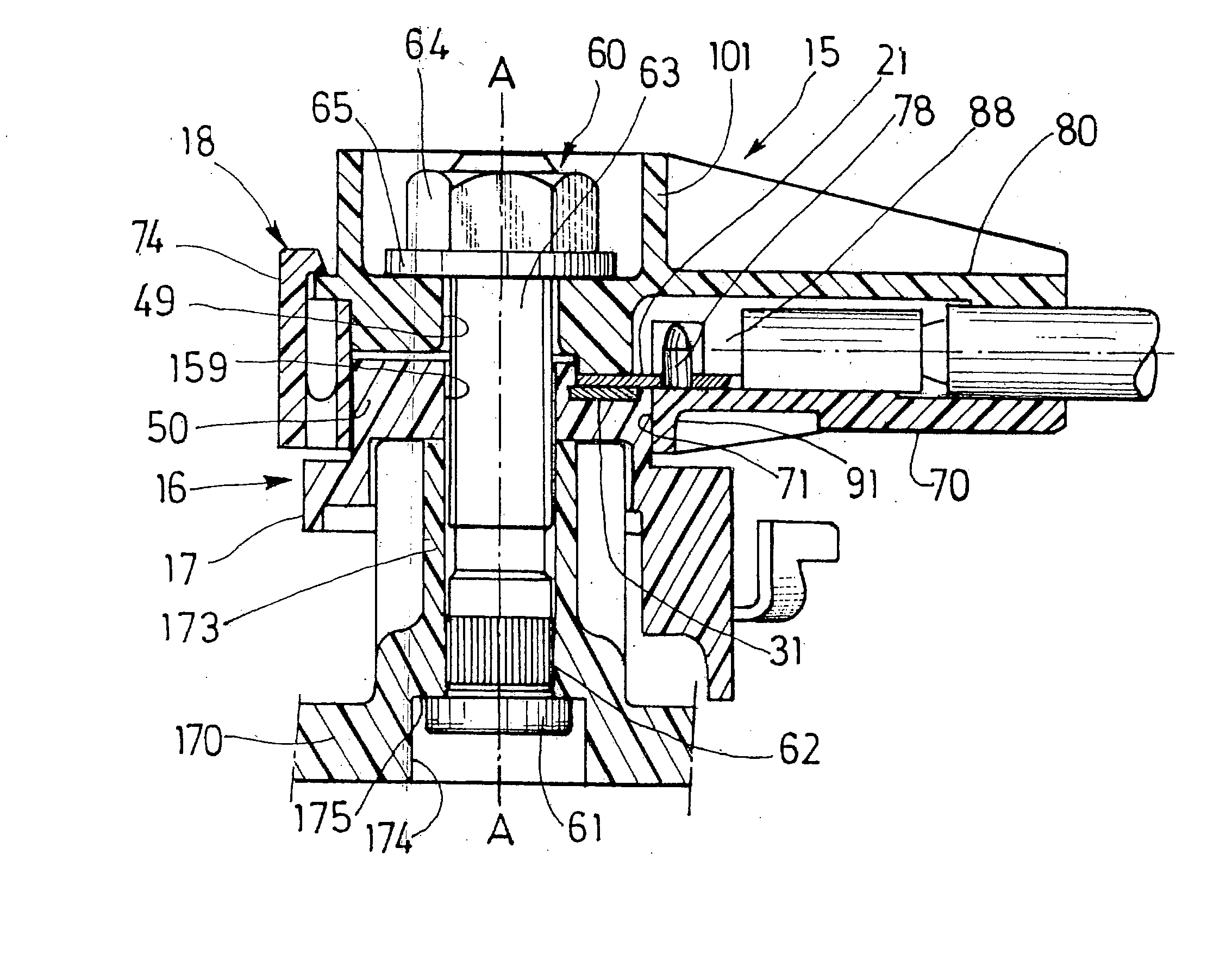 Multicontact electrical connector and rotating electrical machine bearing same