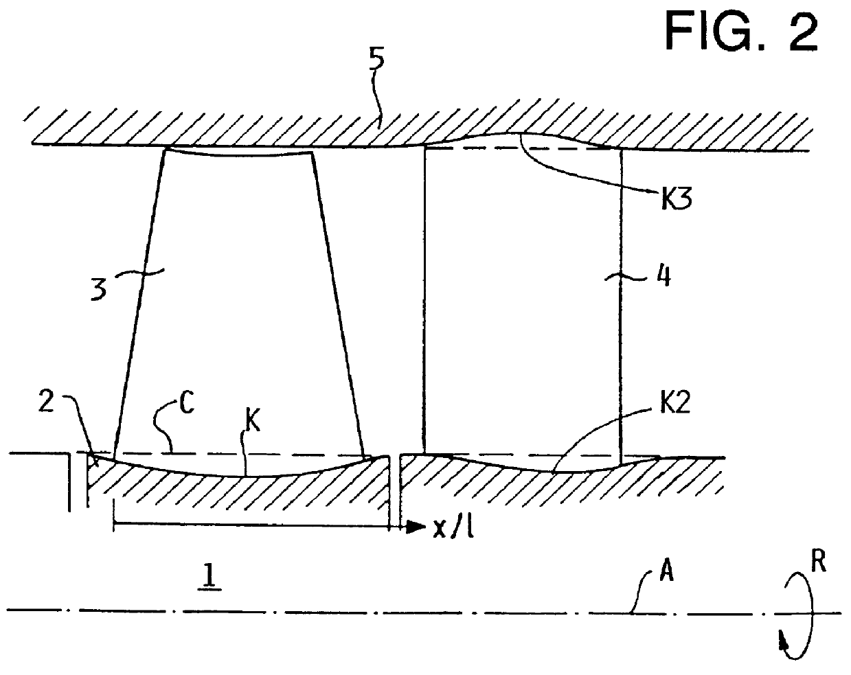 Rotary turbomachine having a transonic compressor stage