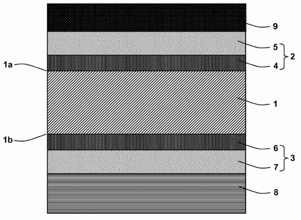 Rear-contact heterojunction photovoltaic cell