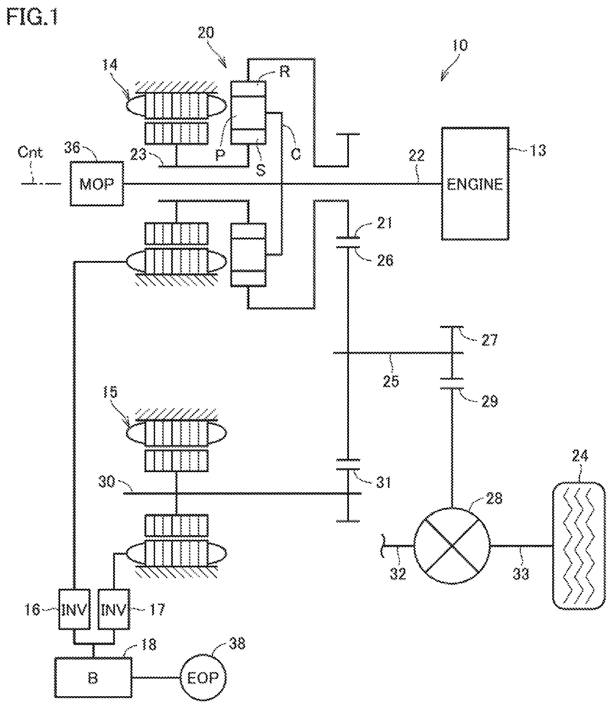 Hybrid vehicle and method of diagnosing abnormal condition of hybrid vehicle