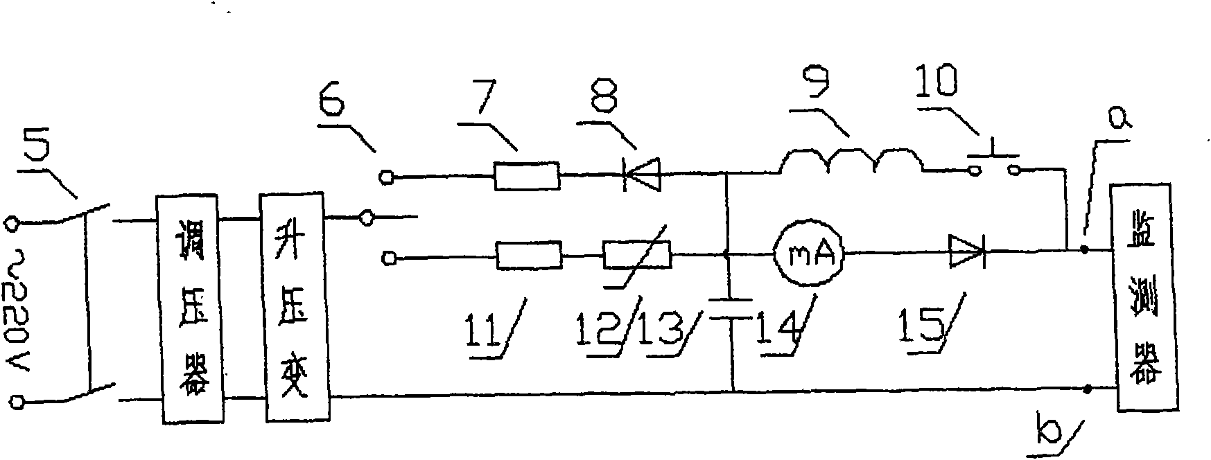 Instrument for lightning arrester monitor test