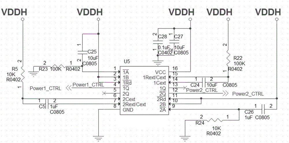 Power-on sequence control circuit, power-on sequence control method, control device and electronic terminal