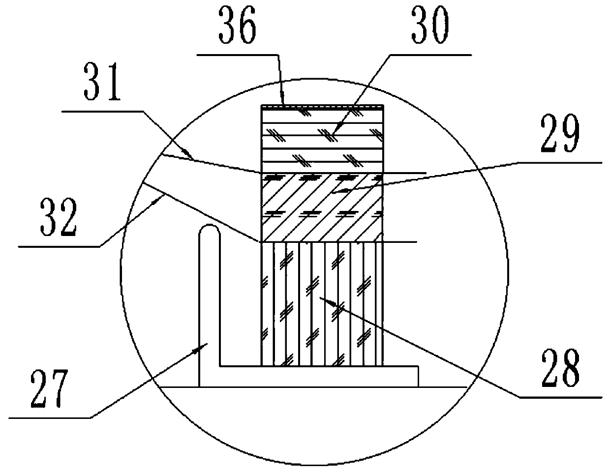 Adjustable constant-force screen manufacturing device and application method thereof