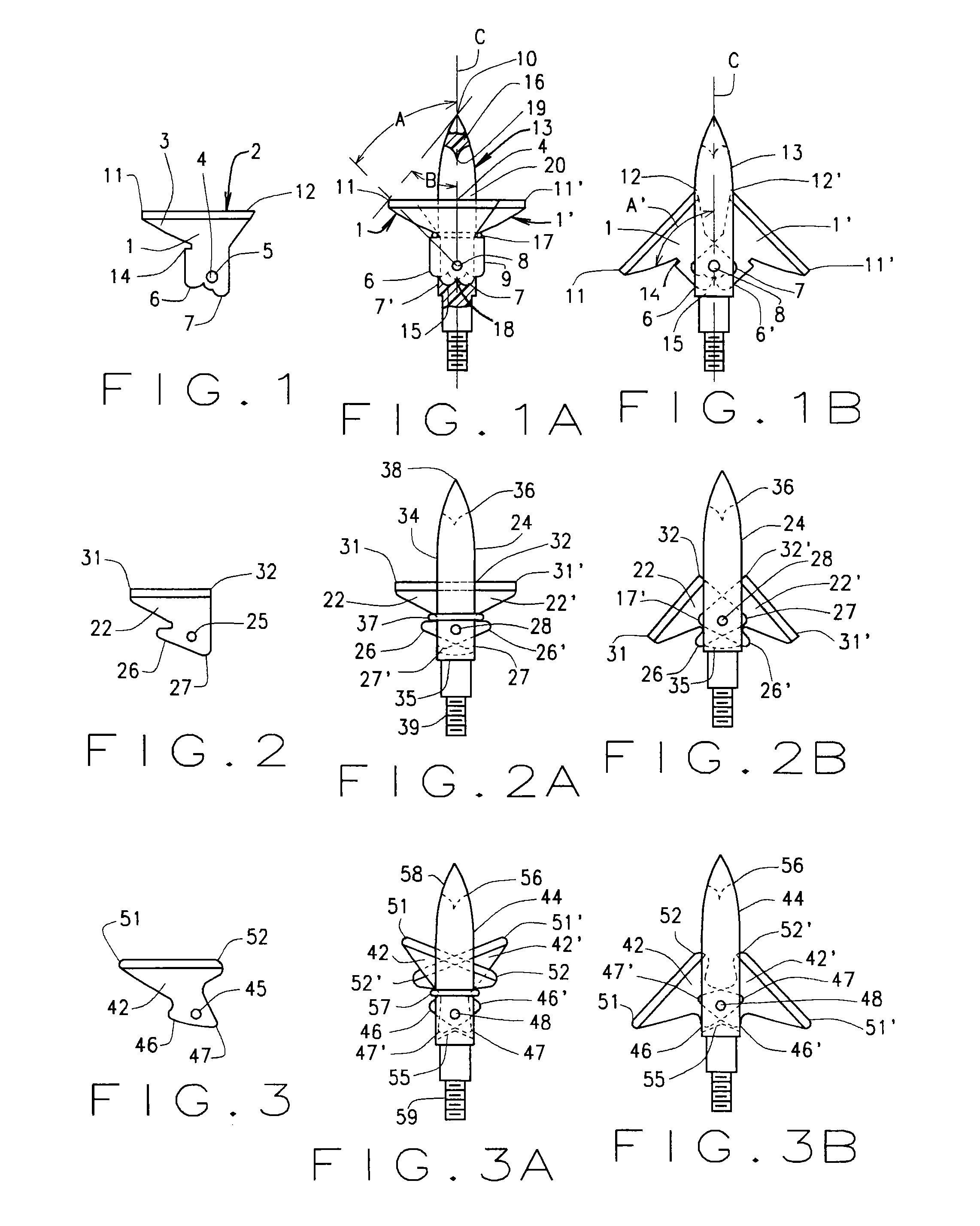 Multi-bladed expandable broadhead