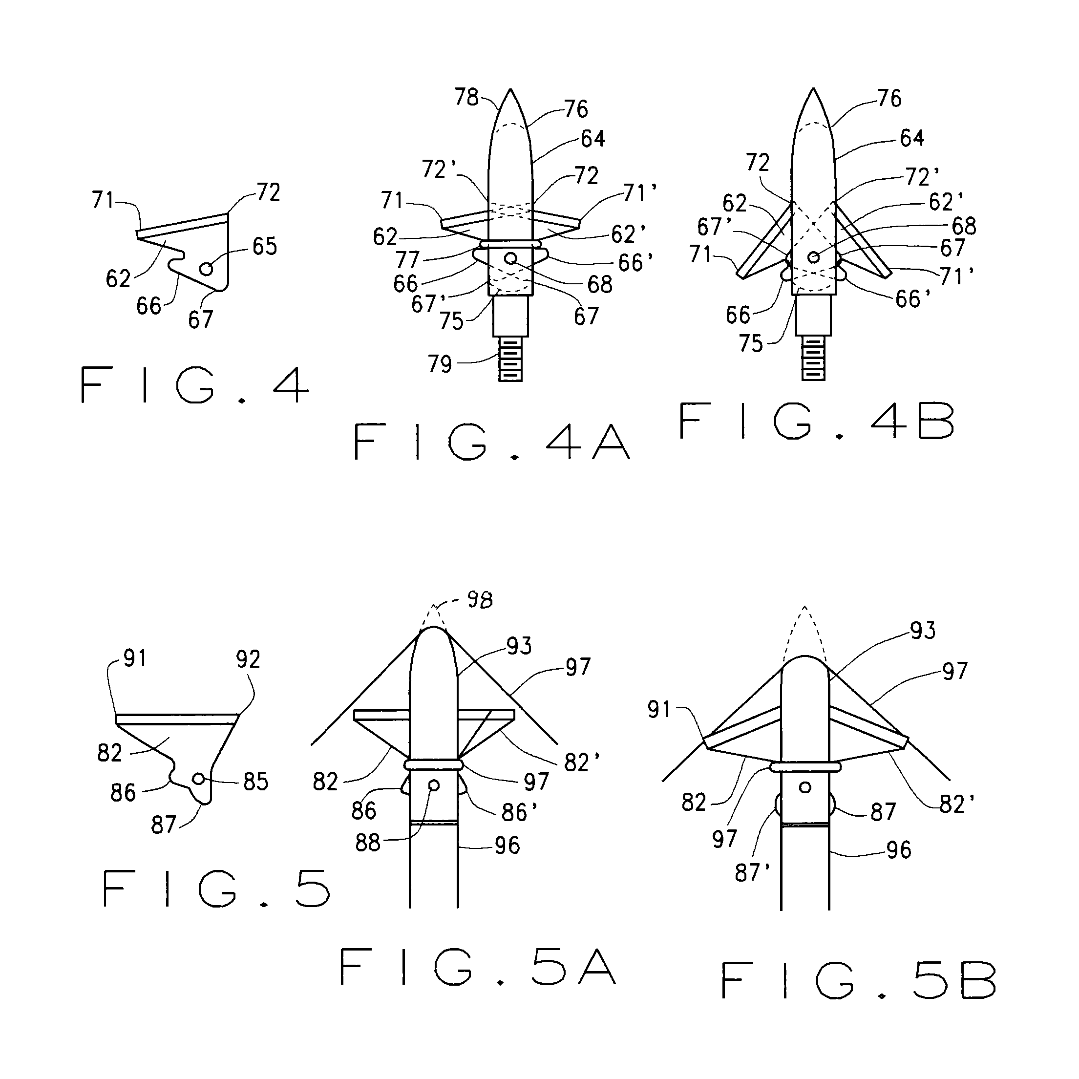 Multi-bladed expandable broadhead