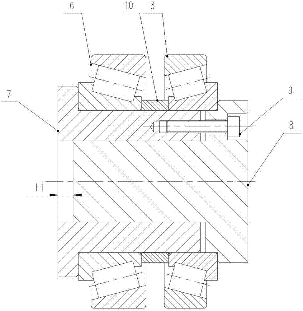 Calculation method for back-to-back tapered roller bearing configurations