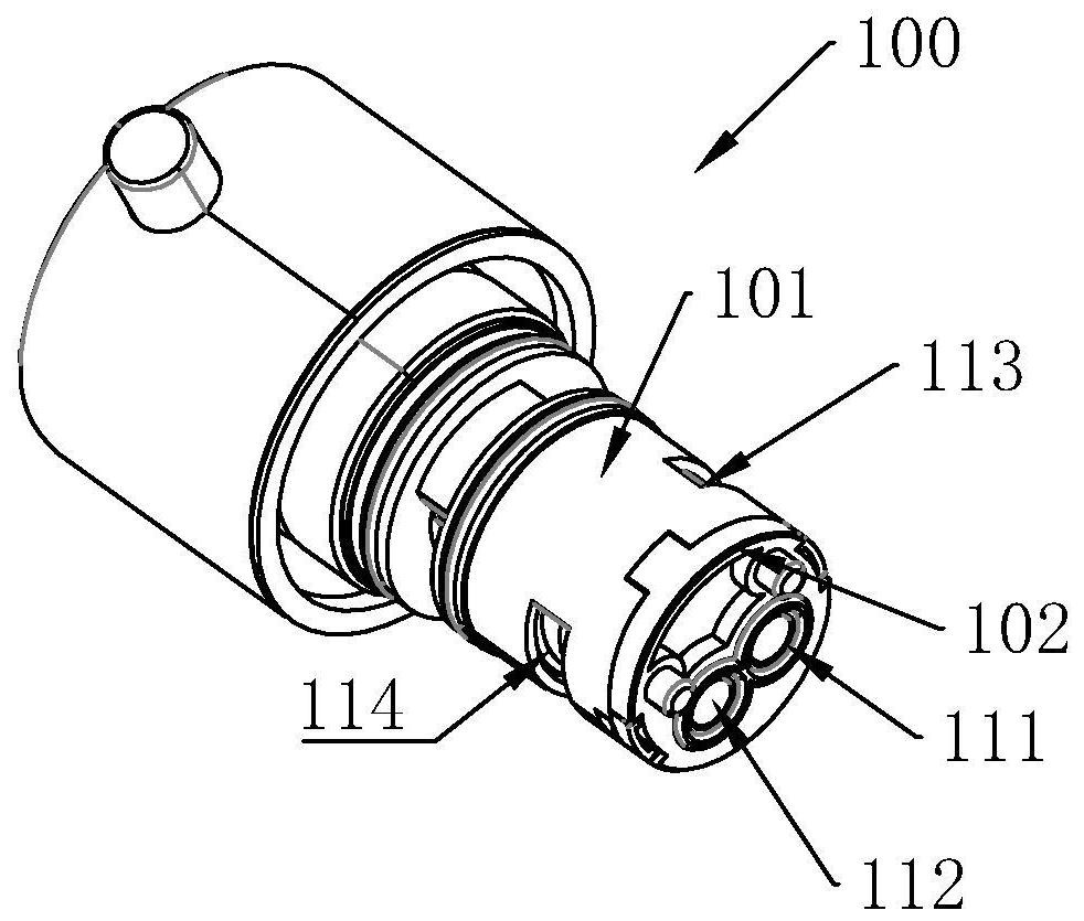 Reset valve element and multifunctional faucet