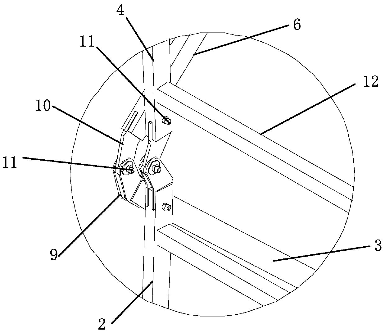 Workover rig wing-room support device