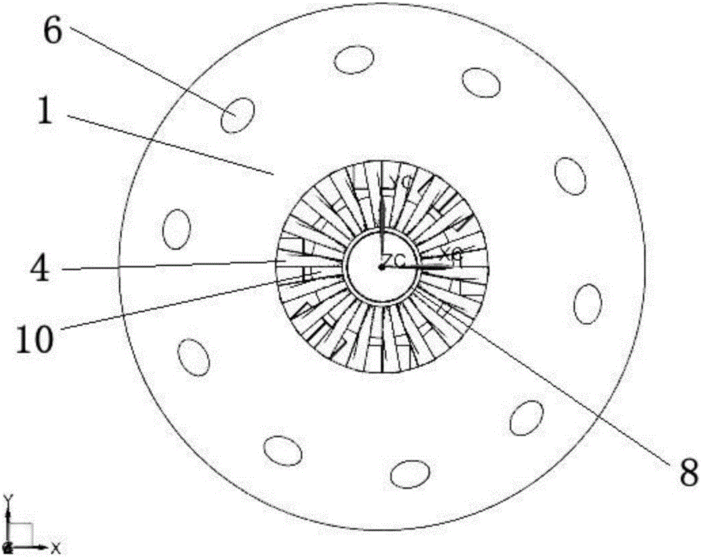 Jet self-rotation disc type aircraft capable of realizing vertical take-off and landing and working method