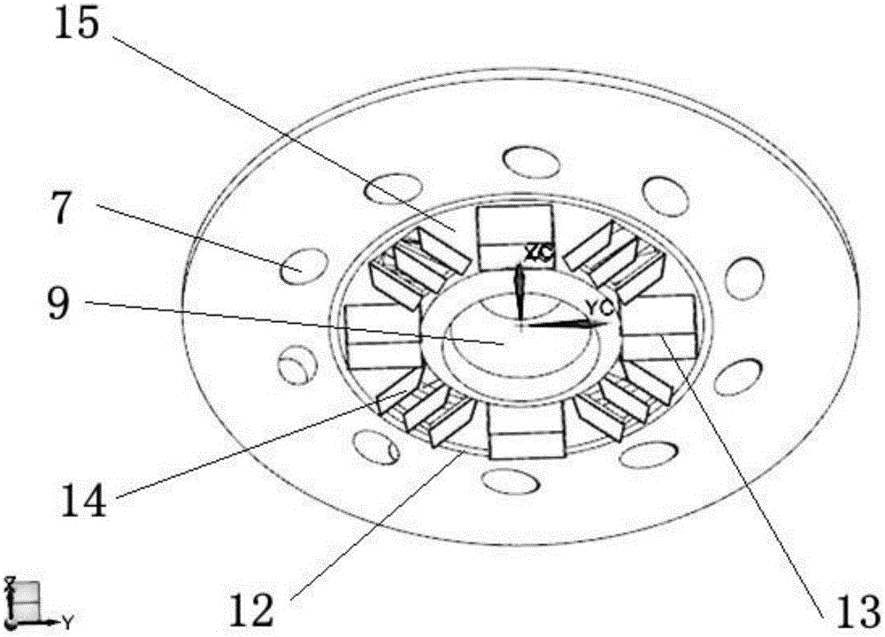 Jet self-rotation disc type aircraft capable of realizing vertical take-off and landing and working method