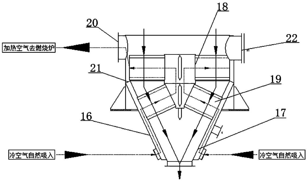 Self-weight spiral progressive type high-efficiency and energy-saving biomass pyrolysis furnace device