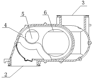 Multi-motor drive built-in valve for large-flow gas meter