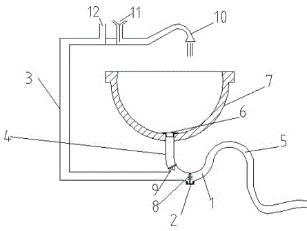 Anti-blocking water trap structure