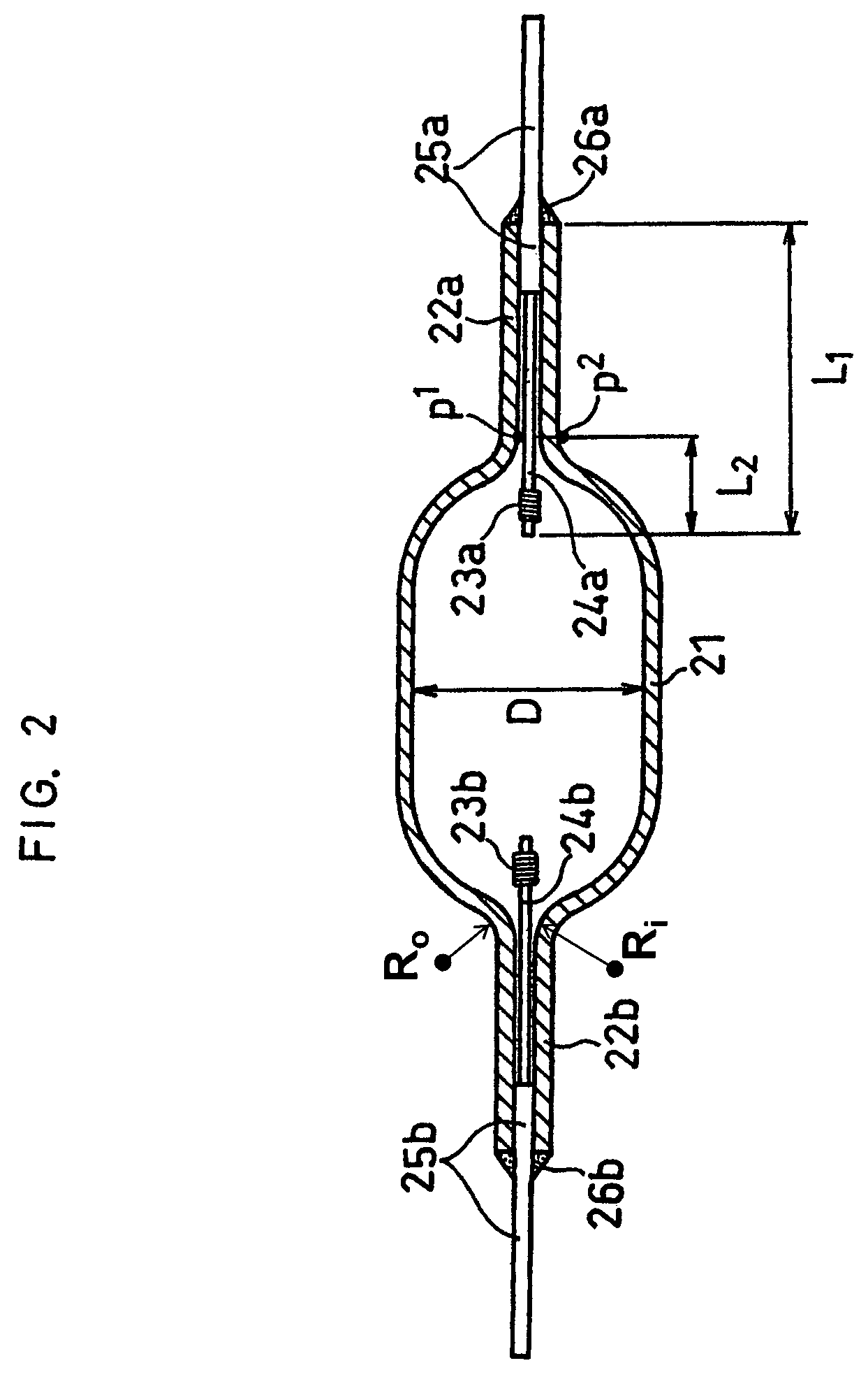 Metal vapor discharge lamp having configured envelope for stable luminous characteristics