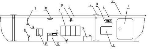 Safety guarantee channel for boring operation staff