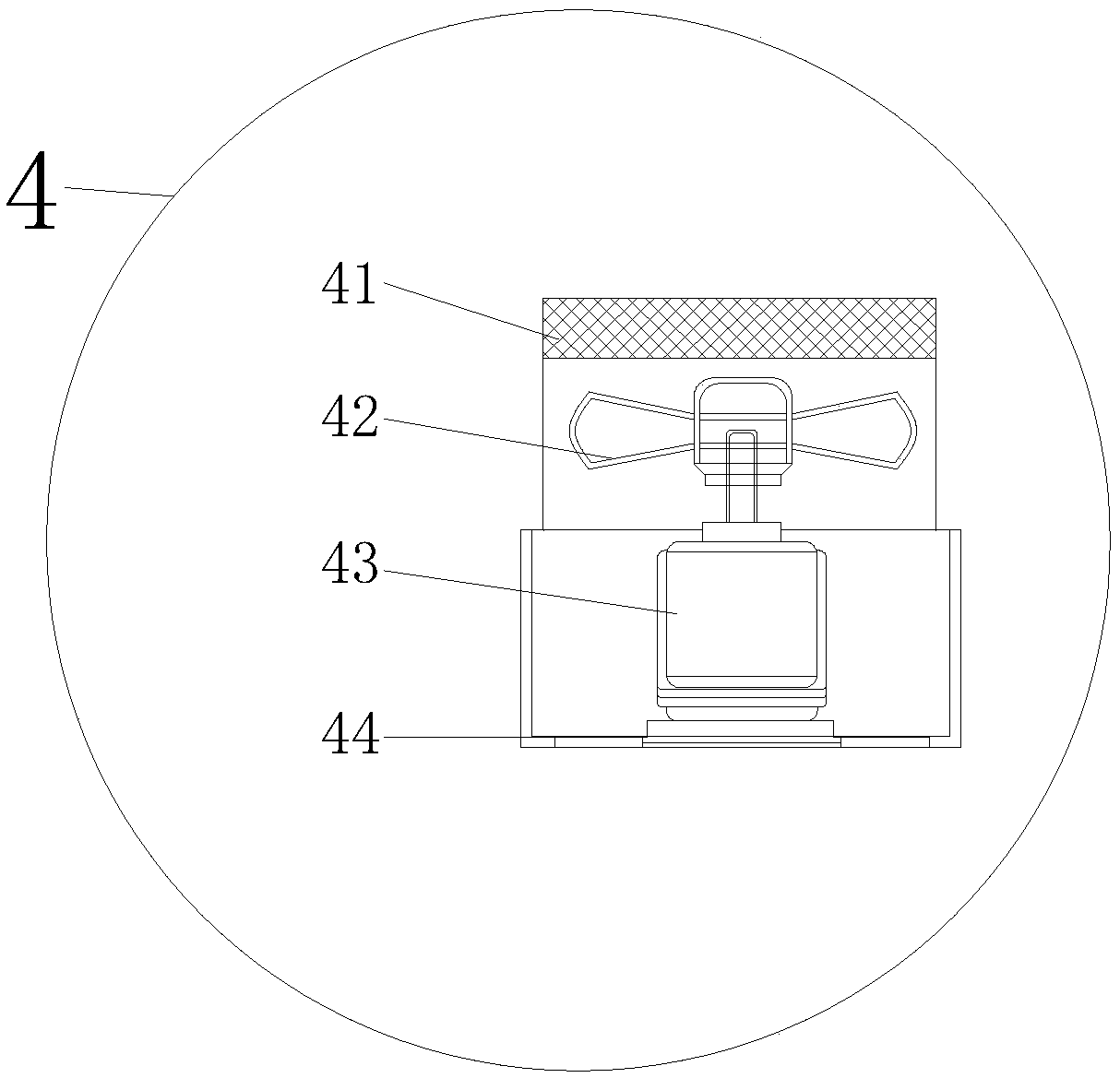 Labour protection appliance storage device having sterilizing function